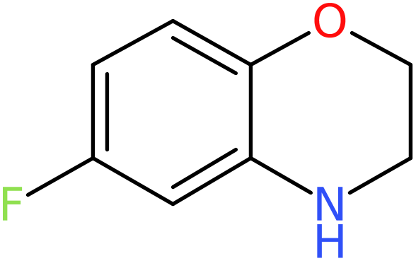 CAS: 105655-00-3 | 6-Fluoro-3,4-dihydro-2H-benzo[1,4]oxazine, >97%, NX12735