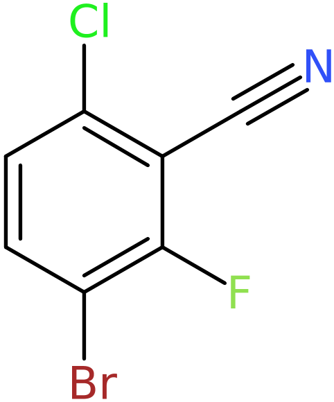 CAS: 943830-79-3 | 3-Bromo-6-chloro-2-fluorobenzonitrile, >95%, NX70190