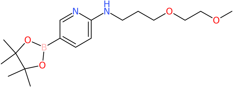 N-[3-(2-Methoxyethoxy)propyl]-5-(tetramethyl-1,3,2-dioxaborolan-2-yl)pyridin-2-amine, NX74049