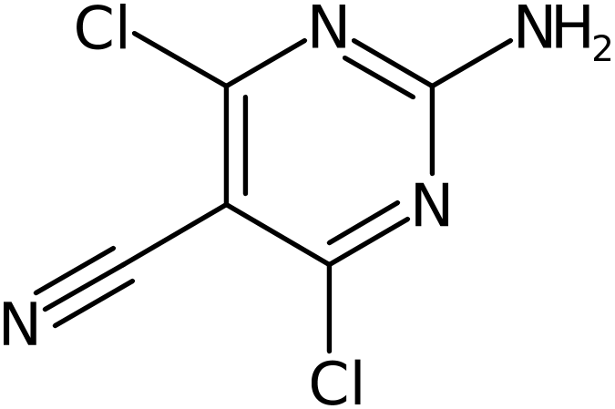 CAS: 1277179-33-5 | 2-Amino-4,6-dichloropyrimidine-5-carbonitrile, >95%, NX19983