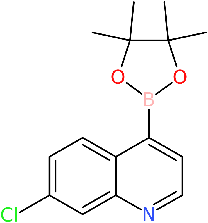 CAS: 871125-83-6 | 7-Chloroquinoline-4-boronic acid, pinacol ester, >90%, NX65193