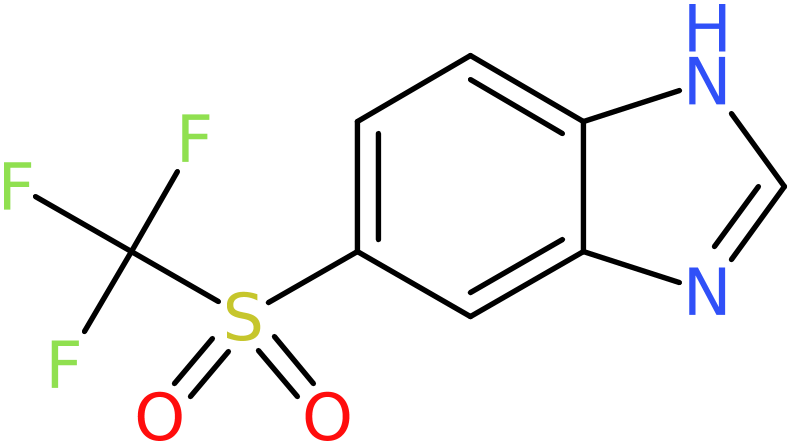 CAS: 1417341-55-9 | 5-[(Trifluoromethyl)sulphonyl]-1H-benzimidazole, >95%, NX23671