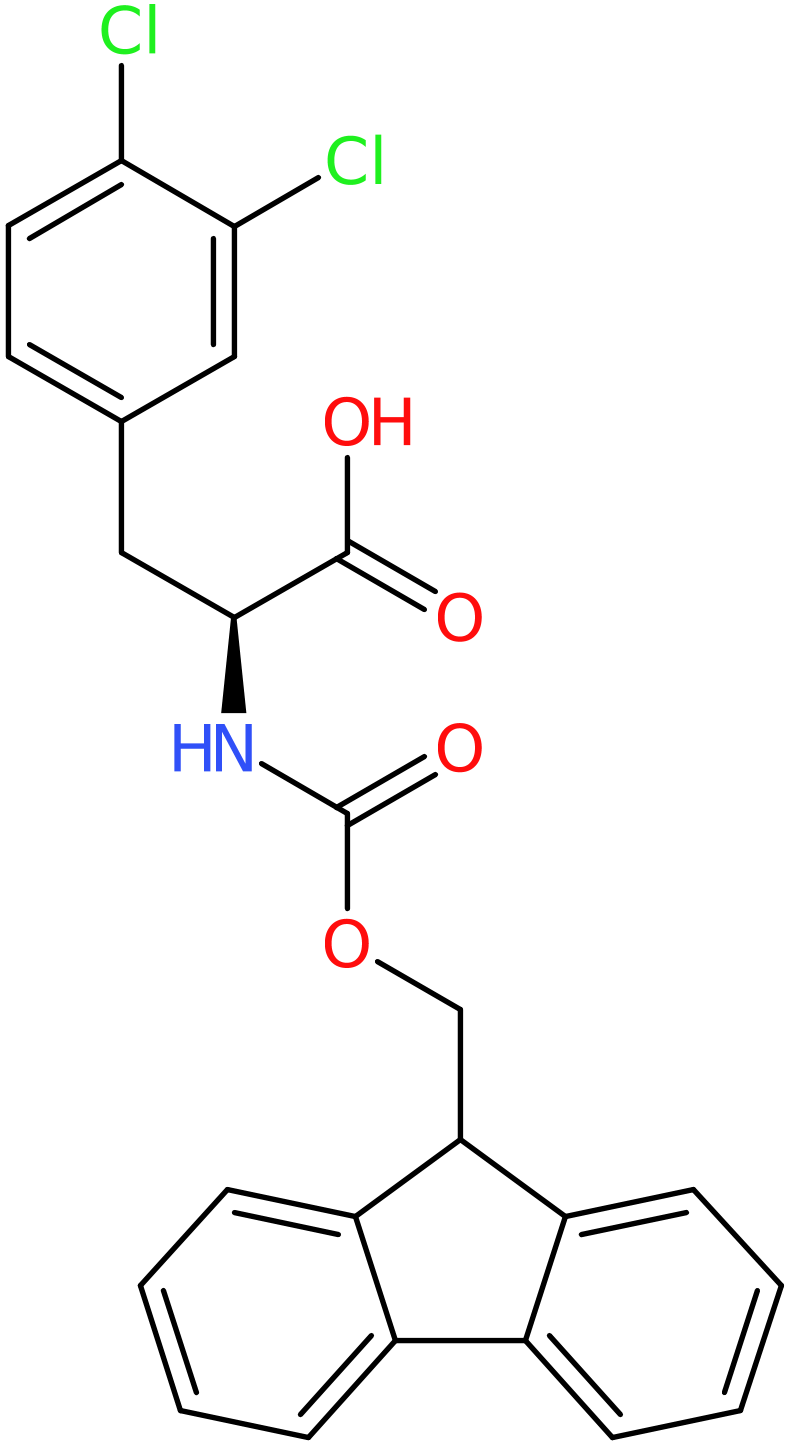 CAS: 177966-59-5 | 3,4-Dichloro-L-phenylalanine, N-FMOC protected, >95%, NX29742