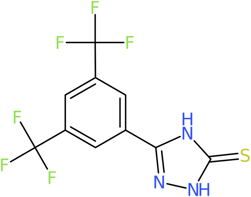 CAS: 175276-77-4 | 5-[3,5-Bis(trifluoromethyl)phenyl]-2,4-dihydro-3H-1,2,4-triazole-3-thione, >97%, NX29348