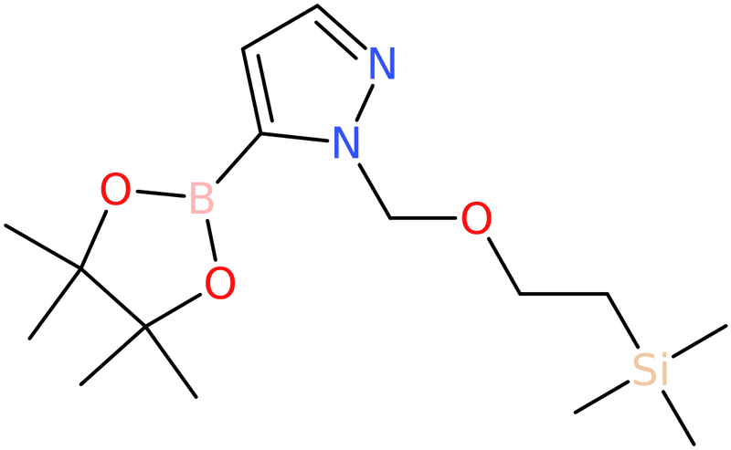 CAS: 903550-12-9 | 1-(2-Trimethylsilylethoxy)methylpyrazole-5-boronic acid, pinacol ester, >95%, NX67891