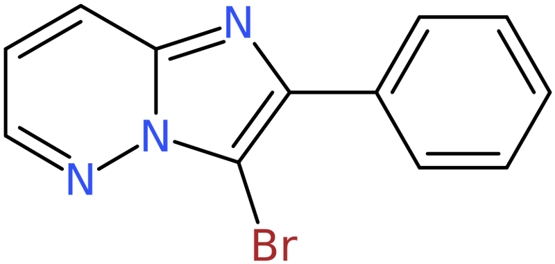 CAS: 802580-12-7 | 3-Bromo-2-phenylimidazo[1,2-b]pyridazine, NX62421