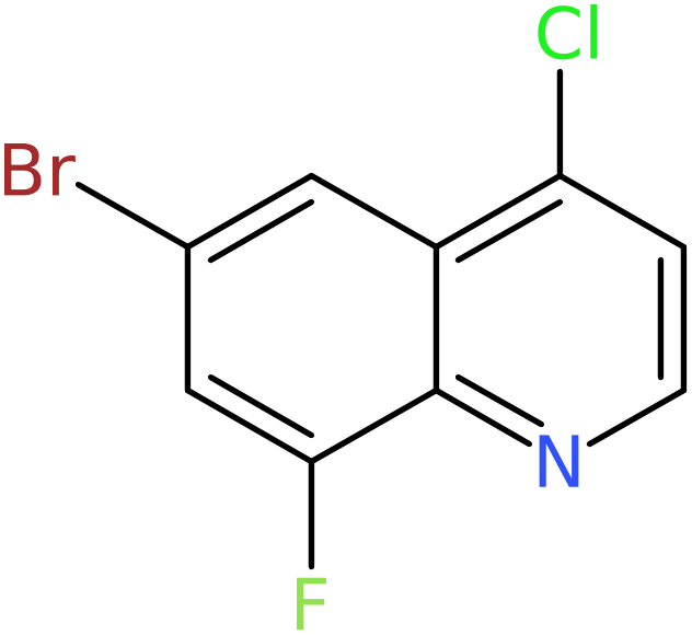 CAS: 1019016-66-0 | 6-Bromo-4-chloro-8-fluoroquinoline, >97%, NX11329