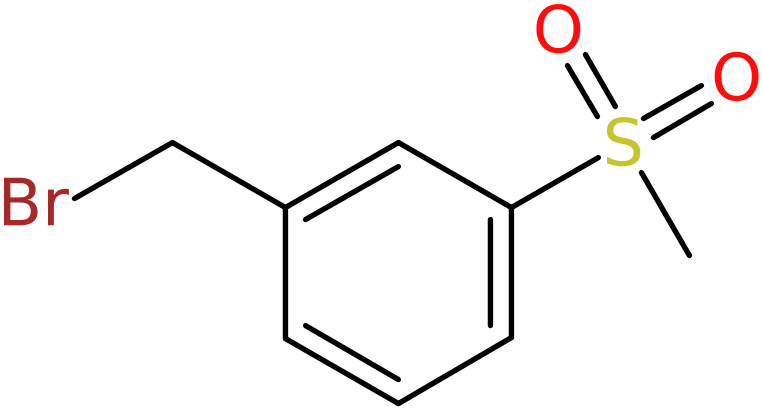 CAS: 82657-76-9 | 3-(Methylsulphonyl)benzyl bromide, >97%, NX62967