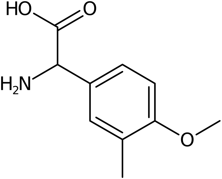 CAS: 1024613-61-3 | 2-Amino-2-(4-methoxy-3-methyl-phenyl)acetic acid, NX11572