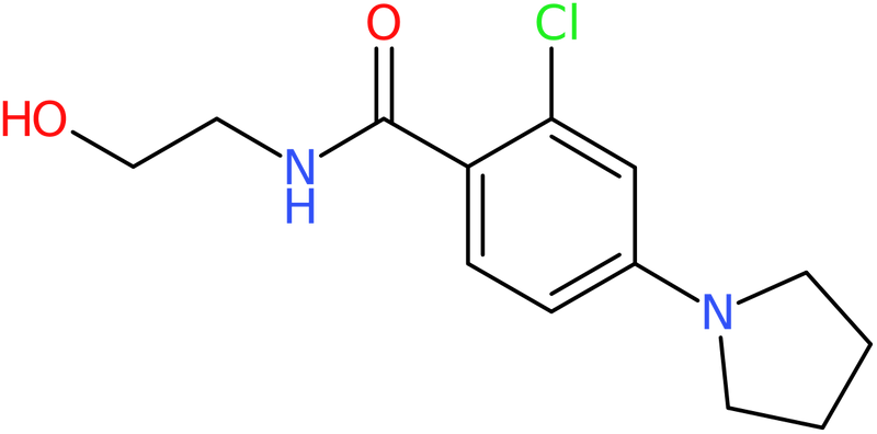 CAS: 952183-24-3 | 2-Chloro-N-(2-hydroxyethyl)-4-pyrrolidin-1-ylbenzamide, NX70774