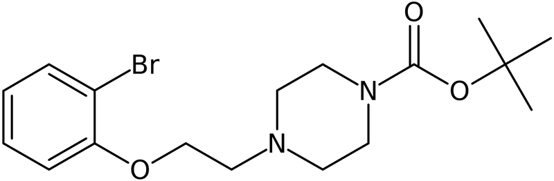 CAS: 1227954-89-3 | tert-Butyl 4-[2-(2-bromophenoxy)ethyl]piperazine-1-carboxylate, NX18277