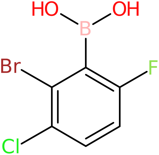 CAS: 1451392-82-7 | 2-Bromo-3-chloro-6-fluorobenzeneboronic acid, >95%, NX24709