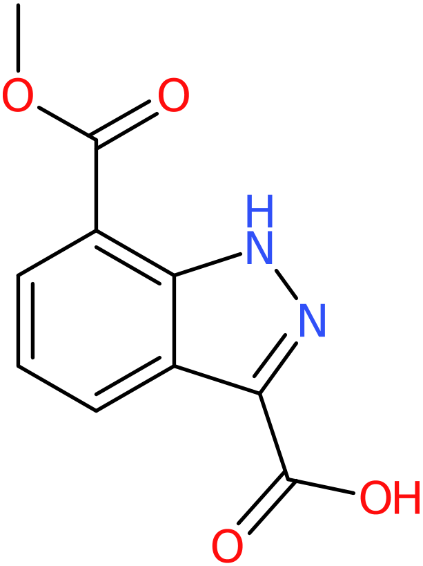 CAS: 898747-36-9 | 7-(Methoxycarbonyl)-1H-indazole-3-carboxylic acid, NX67616