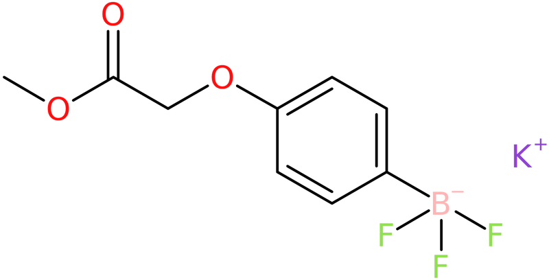 Potassium trifluoro[4-(2-methoxy-2-oxoethoxy)phenyl]boranuide, NX74438