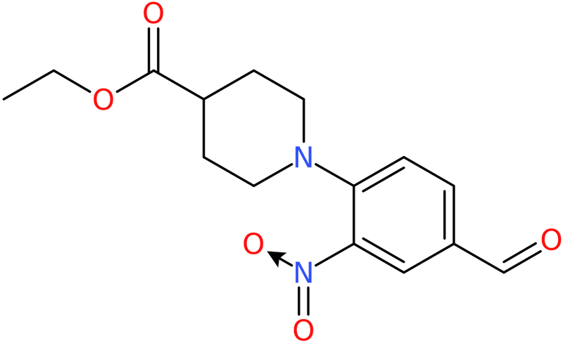 CAS: 885949-64-4 | 4-[4-(Ethoxycarbonyl)piperidin-1-yl]-3-nitrobenzaldehyde, NX66442