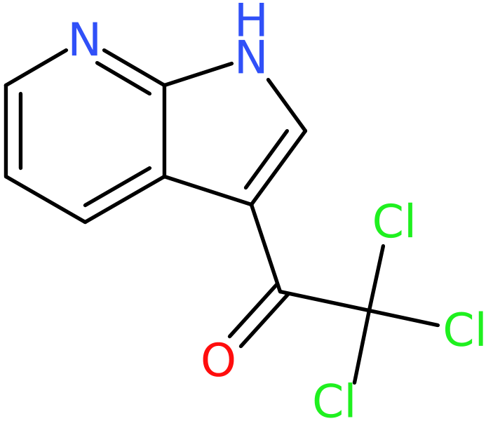 CAS: 163220-69-7 | 2,2,2-Trichloro-1-{1H-pyrrolo[2,3-b]pyridin-3-yl}ethan-1-one, NX27510