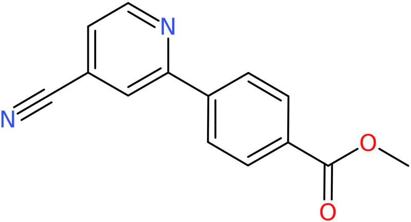 CAS: 886361-52-0 | Methyl 4-(4-cyano-2-pyridinyl)benzenecarboxylate, NX66574