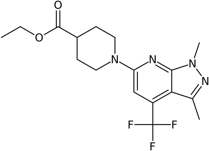 CAS: 1305712-96-2 | Ethyl 1-[1,3-dimethyl-4-(trifluoromethyl)-1H-pyrazolo[3,4-b]pyridin-6-yl]piperidine-4-carboxylate, NX20541