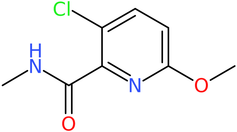 CAS: 1257535-58-2 | 3-Chloro-6-methoxy-N-methylpyridine-2-carboxamide, NX19240