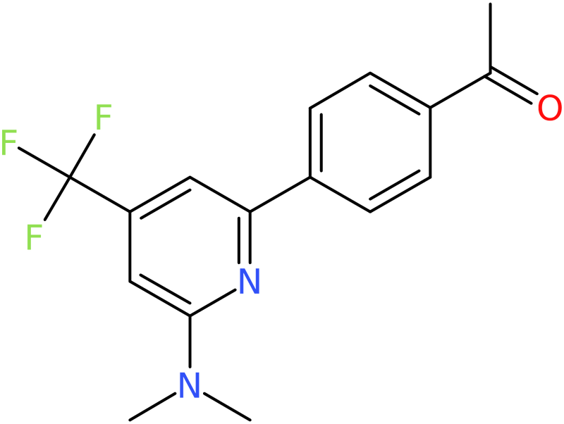 CAS: 1311280-01-9 | 1-[4-(6-Dimethylamino-4-trifluoromethyl-pyridin-2-yl)-phenyl]-ethanone, NX20712