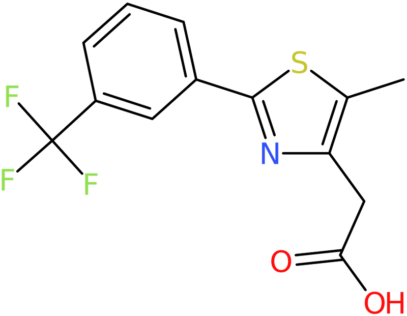 CAS: 924868-87-1 | {5-Methyl-2-[3-(trifluoromethyl)phenyl]-1,3-thiazol-4-yl}acetic acid, NX69107