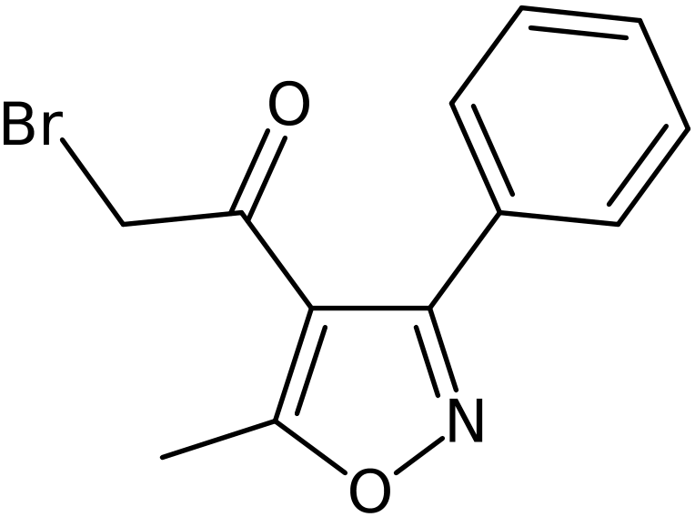 CAS: 104777-39-1 | 2-Bromo-1-(5-methyl-3-phenyl-1,2-oxazol-4-yl)ethan-1-one, NX12376