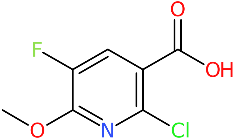 CAS: 943025-86-3 | 2-Chloro-5-fluoro-6-methoxynicotinic acid, >90%, NX70164