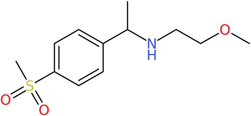 CAS: 849924-92-1 | N-(2-Methoxyethyl)-alpha-methyl-4-(methylsulphonyl)benzylamine, >95%, NX63752