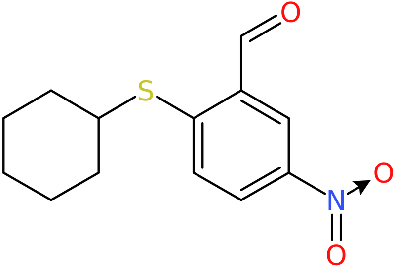 CAS: 175278-46-3 | 2-(Cyclohexylthio)-5-nitrobenzaldehyde, NX29441