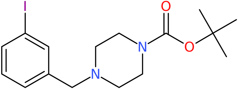 CAS: 850375-09-6 | 4-(3-Iodobenzyl)piperazine, N1-BOC protected, >97%, NX63820