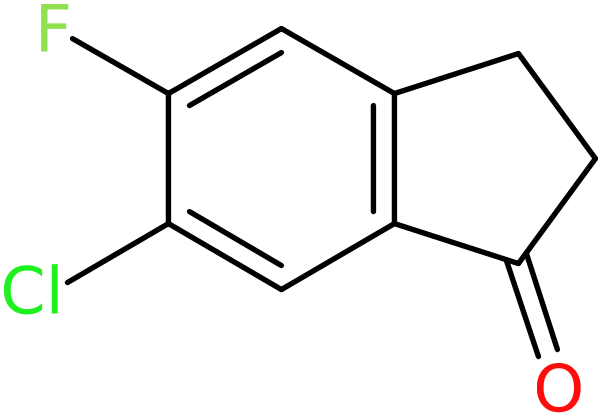 CAS: 881189-75-9 | 6-Chloro-5-fluoro-2,3-dihydro-1H-inden-1-one, >95%, NX66007