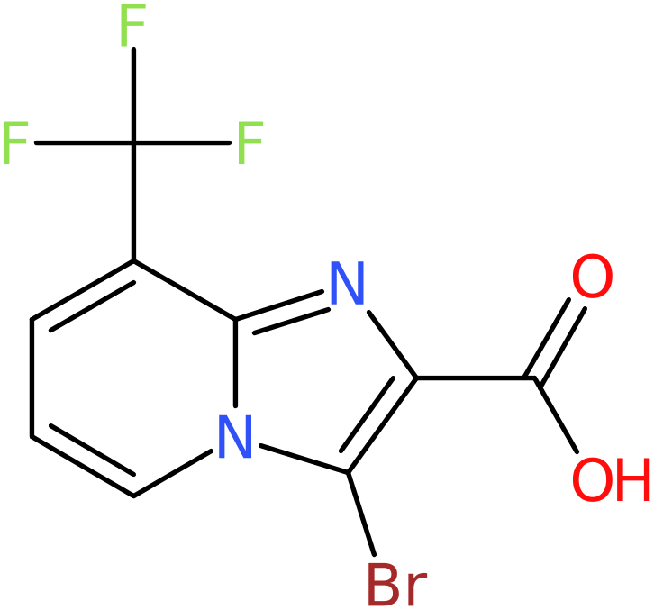 CAS: 1355171-41-3 | 3-Bromo-8-(trifluoromethyl)imidazo[1,2-a]pyridine-2-carboxylic acid, NX22080