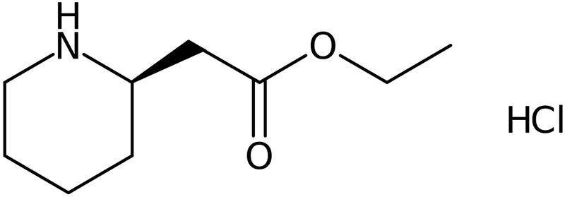 CAS: 1000291-88-2 | Ethyl (R)-2-(piperidin-2-yl)acetate hydrochloride, >97%, NX10087