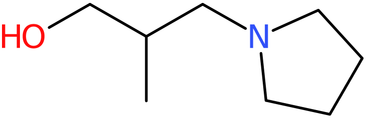 CAS: 873376-29-5 | 2-Methyl-3-pyrrolidin-1-yl-propan-1-ol, >95%, NX65384