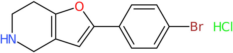 CAS: 104278-48-0 | 2-(4-Bromophenyl)-4,5,6,7-tetrahydrofuro[3,2-c]pyridine hydrochloride, NX12268