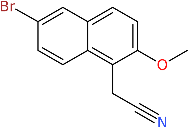 CAS: 92643-17-9 | (6-Bromo-2-methoxynaphth-1-yl)acetonitrile, NX69203