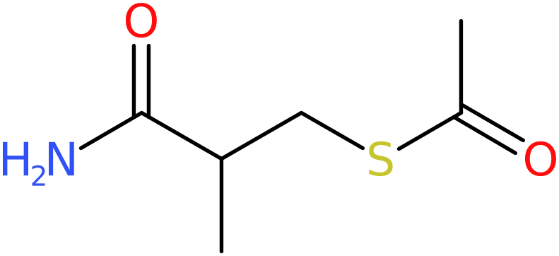 CAS: 909027-82-3 | 3-(Acetylsulfanyl)-2-methylpropanamide, NX68144