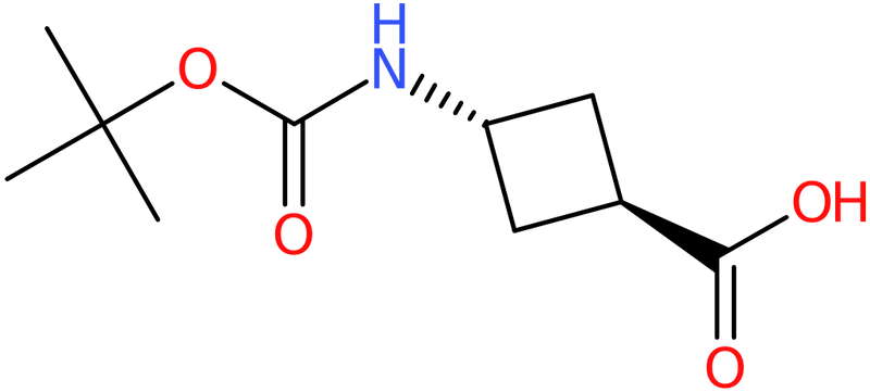 CAS: 939400-34-7 | (1r,3r)-3-((tert-Butoxycarbonyl)amino)cyclobutanecarboxylic acid, >98%, NX69933