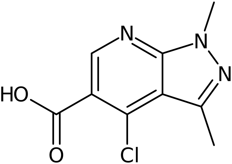 CAS: 175201-94-2 | 4-Chloro-1,3-dimethyl-1H-pyrazolo[3,4-b]pyridine-5-carboxylic acid, >97%, NX29209