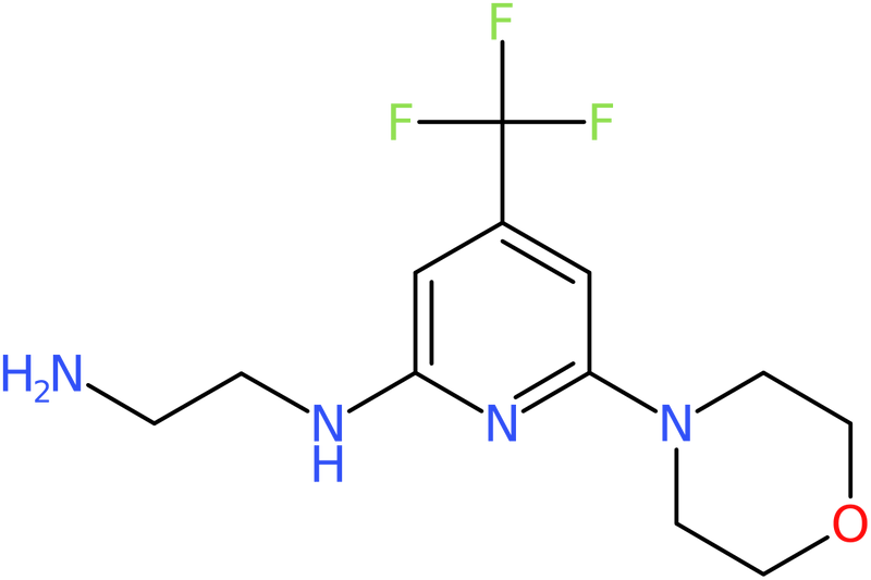 CAS: 1053659-51-0 | N-[6-(Morpholin-4-yl)-4-(trifluoromethyl)pyridin-2-yl]ethane-1,2-diamine, NX12653