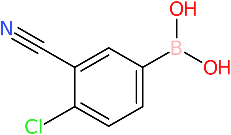 CAS: 871332-95-5 | 4-Chloro-3-cyanobenzeneboronic acid, >97%, NX65262