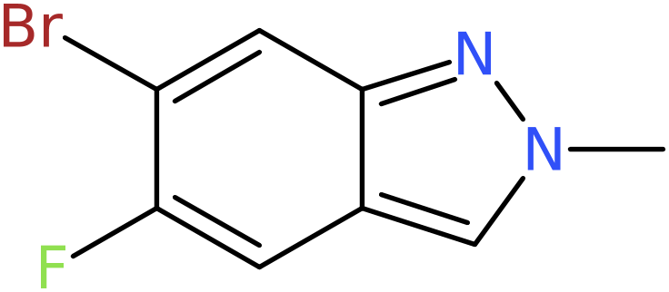 CAS: 1286734-87-9 | 6-Bromo-5-fluoro-2-methyl-2H-indazole, NX20166