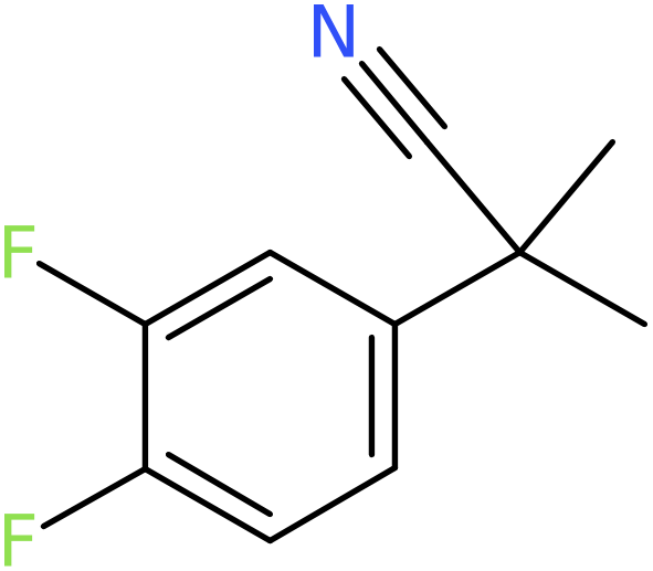 CAS: 1035262-16-8 | 2-(3,4-Difluorophenyl)-2-methylpropanenitrile, >98%, NX11993