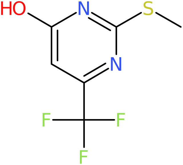 CAS: 16097-62-4 | 4-Hydroxy-2-(methylthio)-6-(trifluoromethyl)pyrimidine, >97%, NX27109