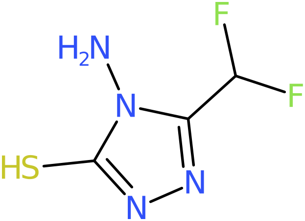 CAS: 832740-00-8 | 4-Amino-5-(difluoromethyl)-4H-1,2,4-triazole-3-thiol, NX63153