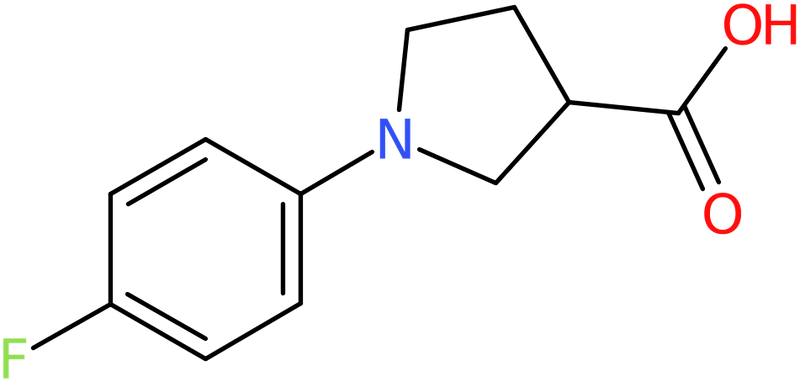 CAS: 933731-71-6 | 1-(4-Fluorophenyl)pyrrolidine-3-carboxylic acid, NX69564