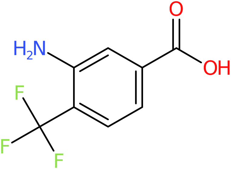 CAS: 125483-00-3 | 3-Amino-4-(trifluoromethyl)benzoic acid, >97%, NX19050