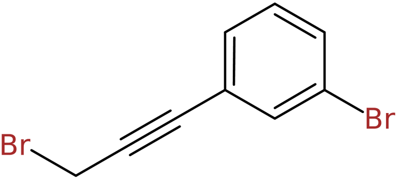 CAS: 1333171-42-8 | 1-Bromo-3-(3-bromoprop-1-ynyl)benzene, >98%, NX21278