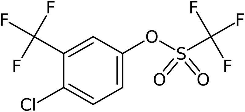 CAS: 1446016-91-6 | 4-Chloro-3-(trifluoromethyl)phenyl trifluoromethanesulphonate, >97%, NX24559