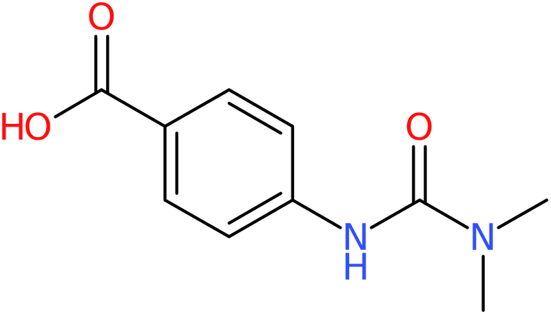 CAS: 91880-51-2 | 4-[(Dimethylcarbamoyl)amino]benzoic acid, NX68929